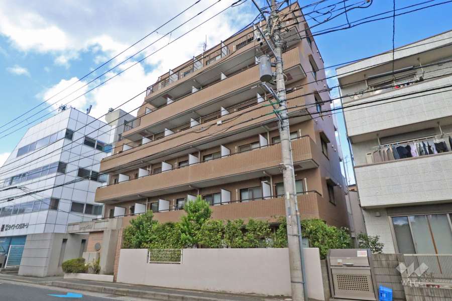 クレッセント新川崎の外観（南側から）