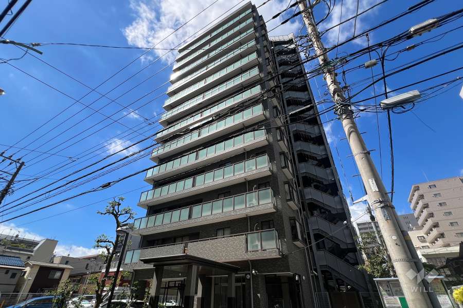 川崎パークホームズの外観（北東側から）