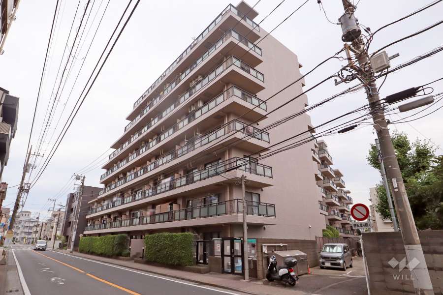 マイキャッスル新川崎の外観（南東側から）