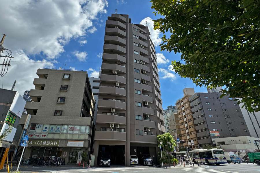 ソオワ川崎ウエストの外観（西側から）