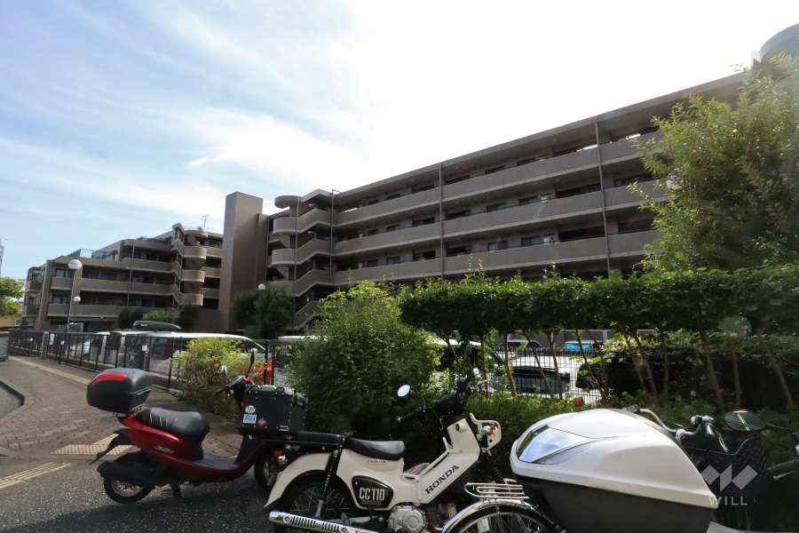 ルイシャトレ新川崎パークサイドの外観(北西側から)