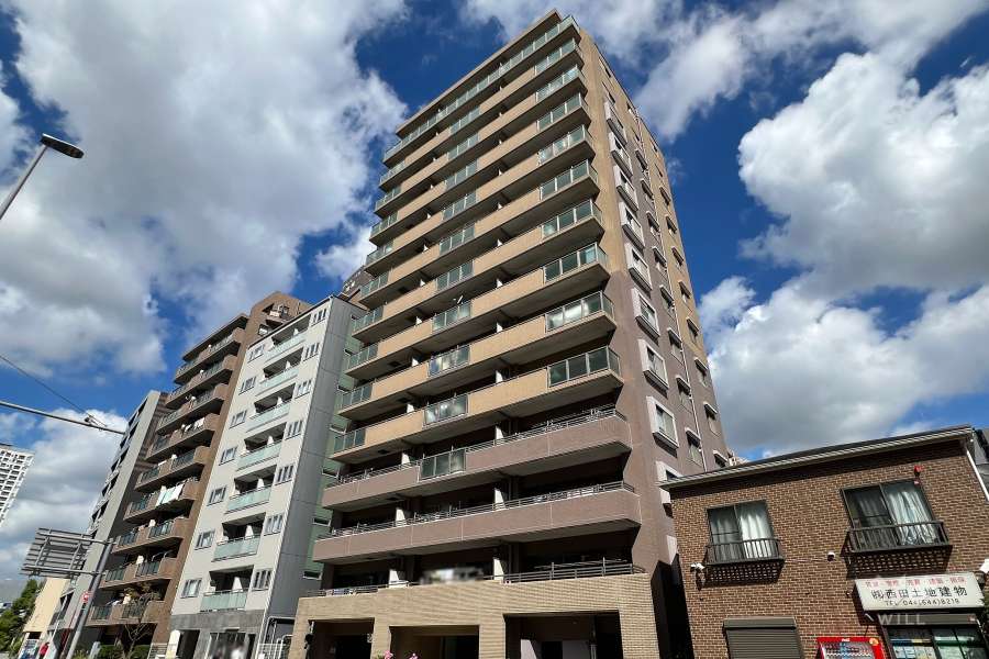 ヴィルヌーブ川崎幸町の外観（南東側から）