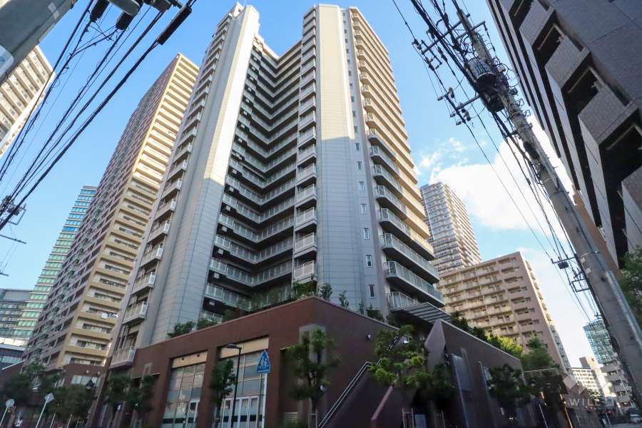 ヴィルクレール川崎タワーの外観(北西側から)