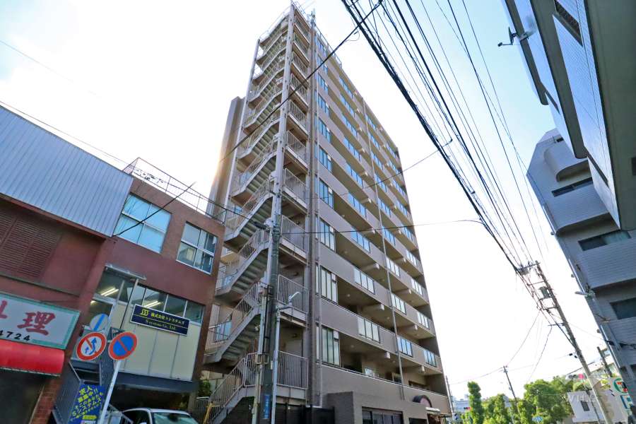 アエリア川崎の外観（北東側から）
