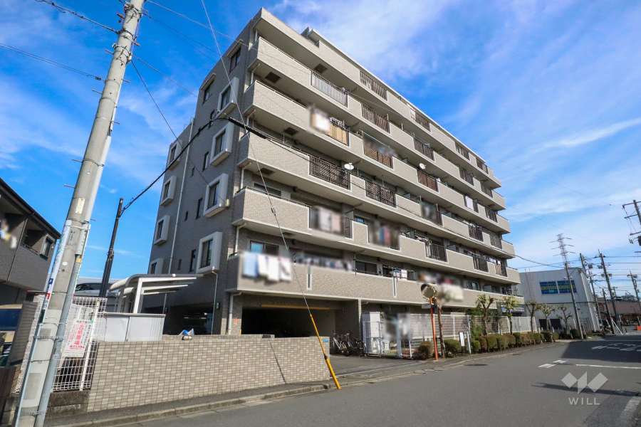 ダイアパレス日吉EASTの外観(南西側から)