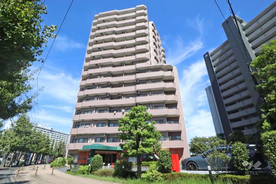 グレイスガーデン多摩川の外観（南東側から）