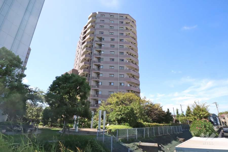 グレイスガーデン多摩川の外観（北東側から）