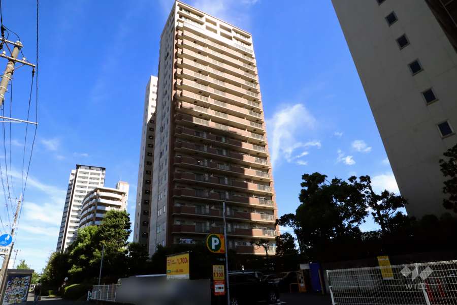 グランエステ川崎ツインタワー弐番館の外観(南西側から)