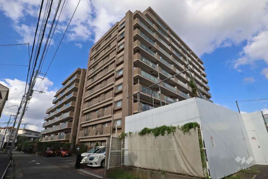 エンゼルコート新川崎の外観（南西側から）