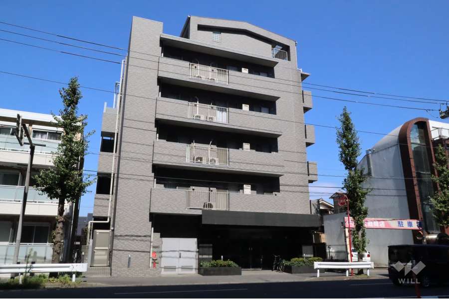 ライフレビュー矢向の外観(南西側から)