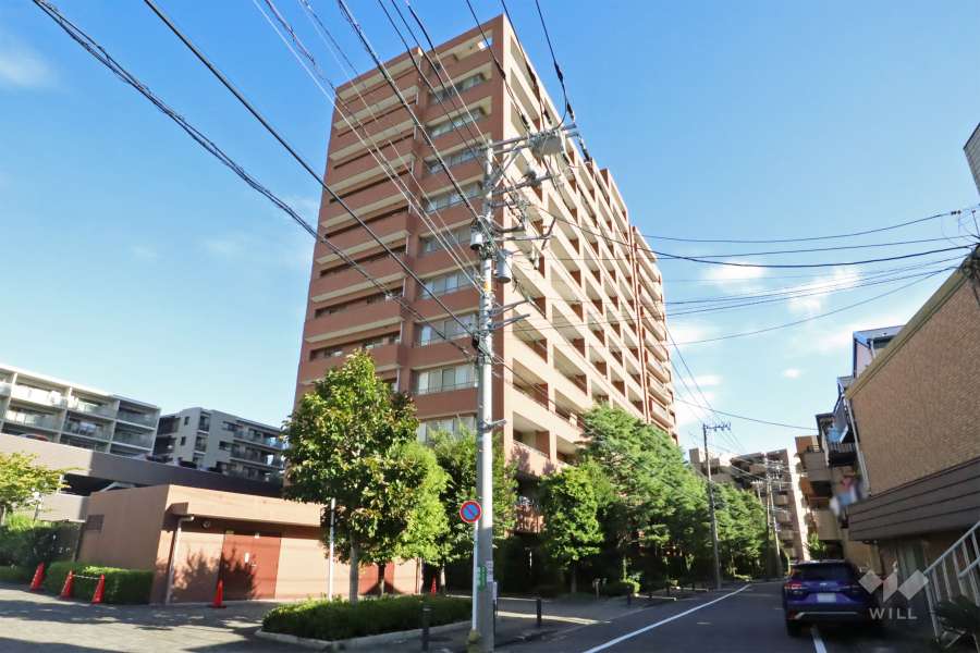 パークホームズ新川崎フォレストコートの外観(北西側から)