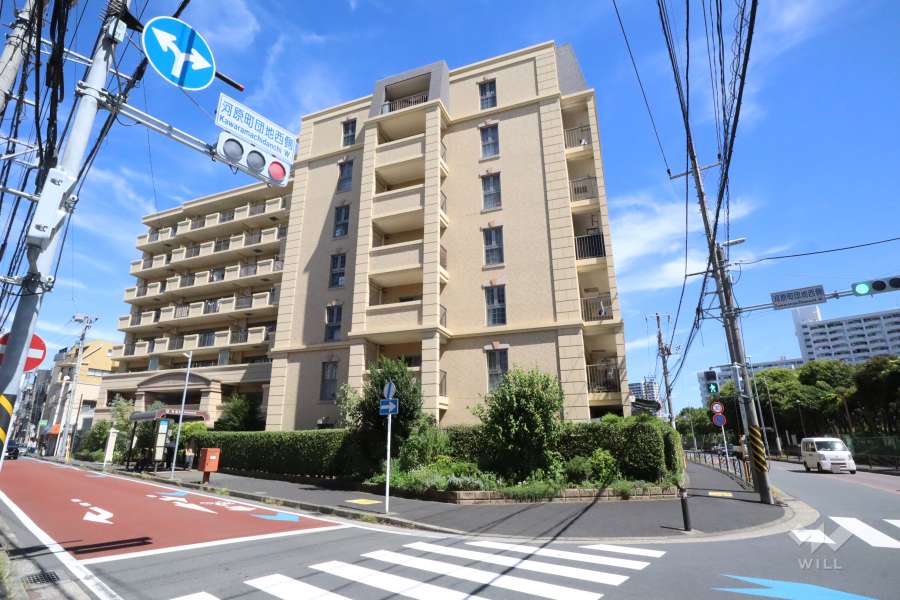 グランシティユーロレジデンス川崎の外観（南西側から）