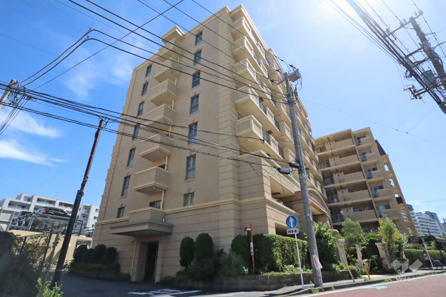 グランシティユーロレジデンス川崎の外観（北西側から）