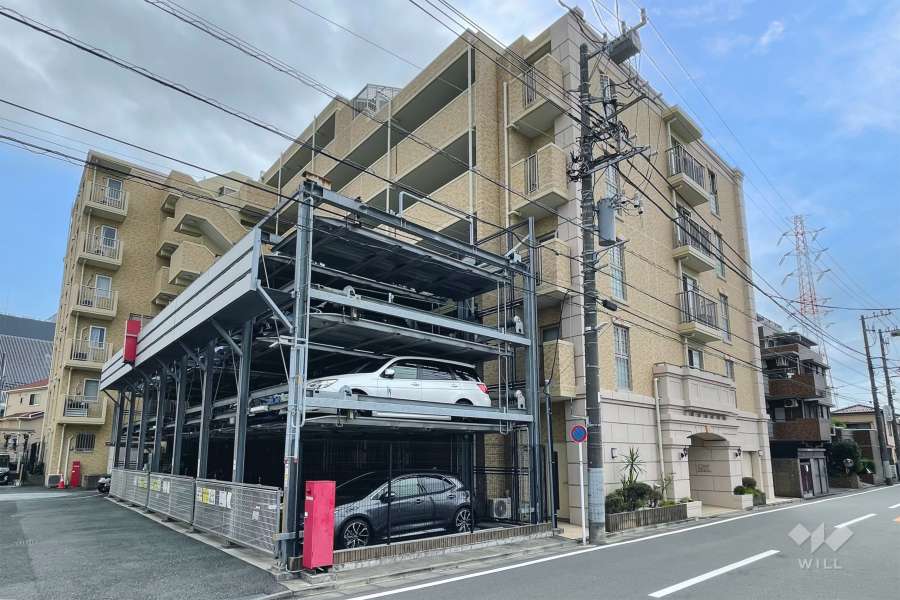 グランシティユーロパレス新川崎の外観（北西側から）