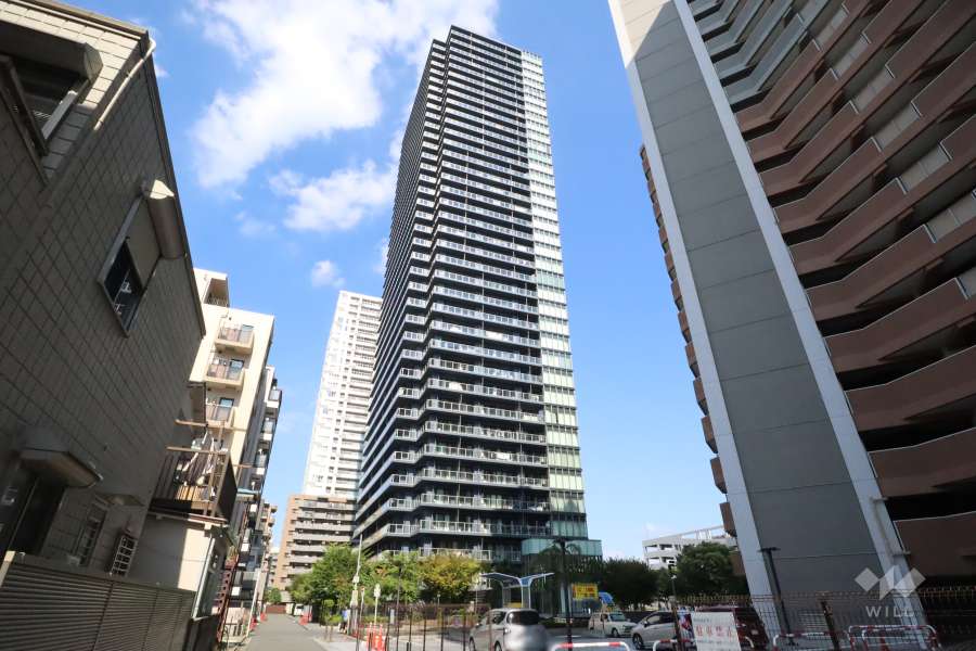 クレッセント川崎タワーの外観(南西側)