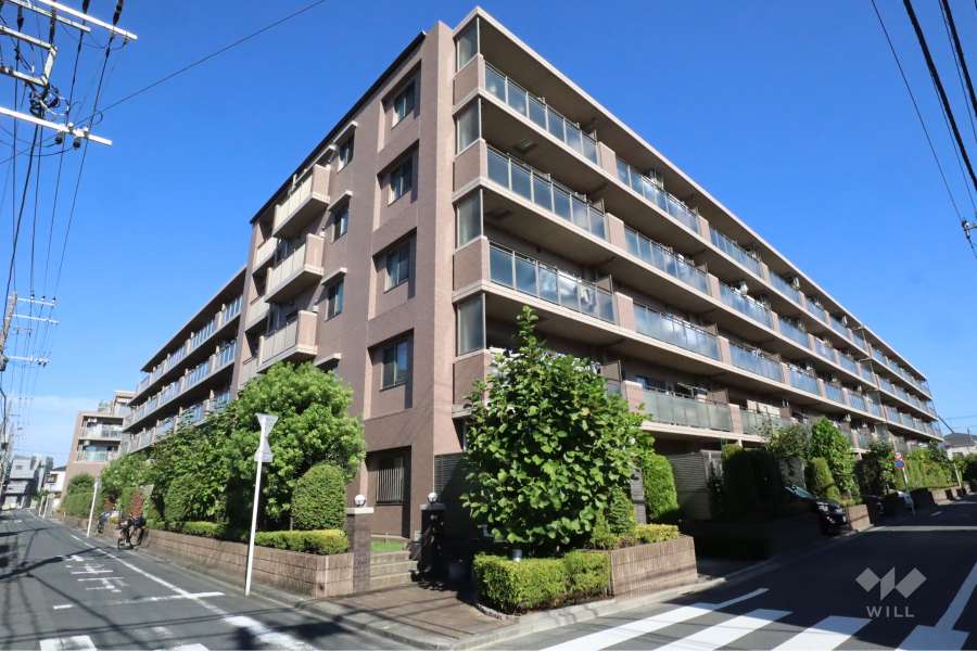 ナイスアーバンスクエア新川崎エアリーコートの外観(西側から)