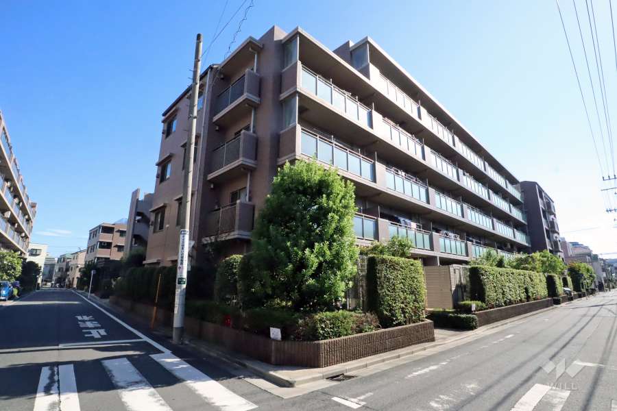 ナイスアーバンスクエア新川崎エアリーコートの外観(北側から)