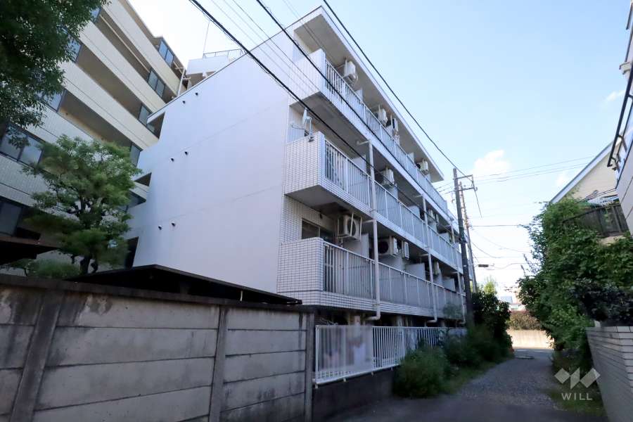 スカイコート新川崎の外観(南東側から)