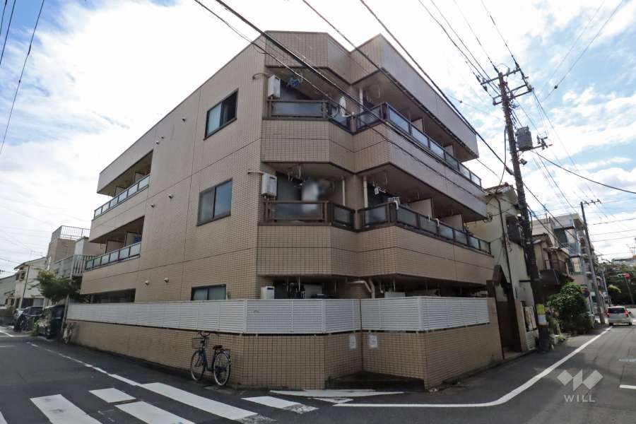 ノーブル新川崎の外観（北西側から）