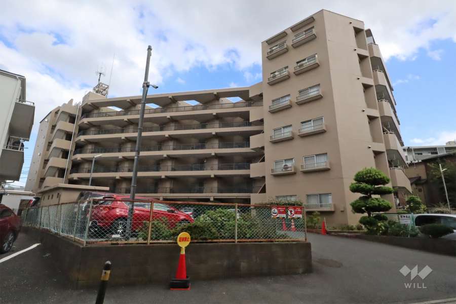 元住吉ガーデンハイツの外観(北西側から)