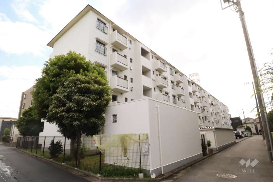 多摩川グリーンハイツの外観(北東側から)
