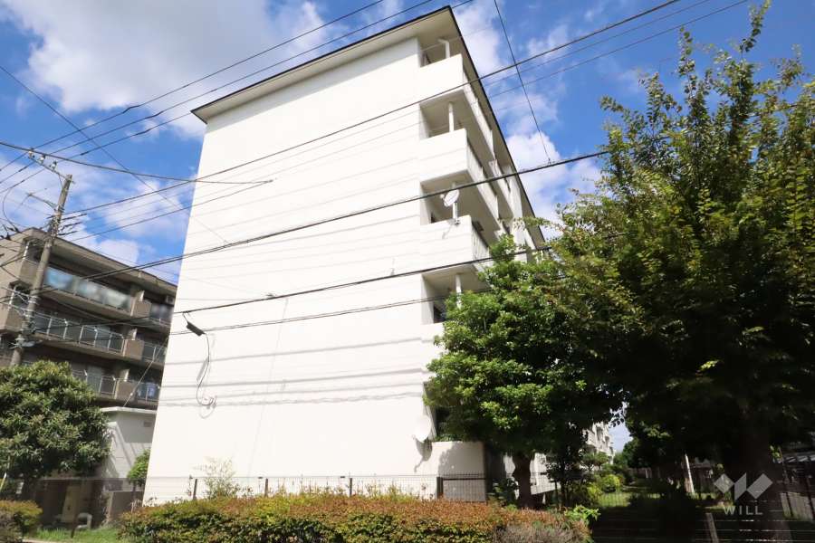 多摩川グリーンハイツの外観（南側から）