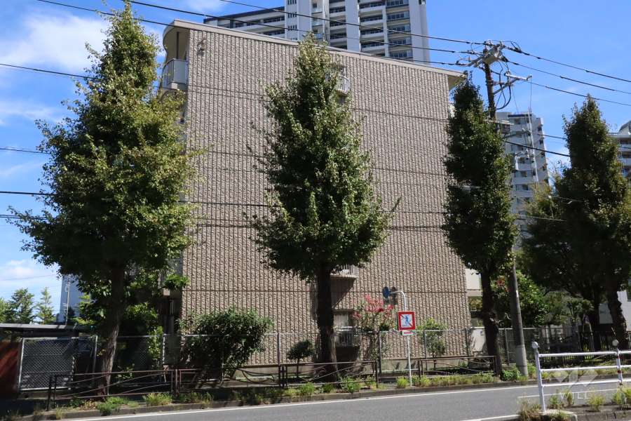 ハイム川崎2号棟の外観（西側から）