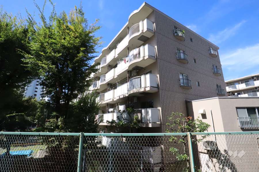 ハイム川崎2号棟の外観（東側から）