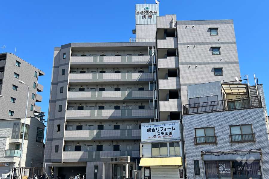 ホーユウコンフォルト川崎の外観（西側から）