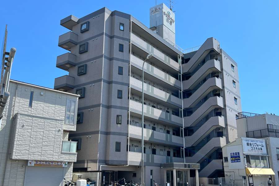 ホーユウコンフォルト川崎の外観（北西側から）