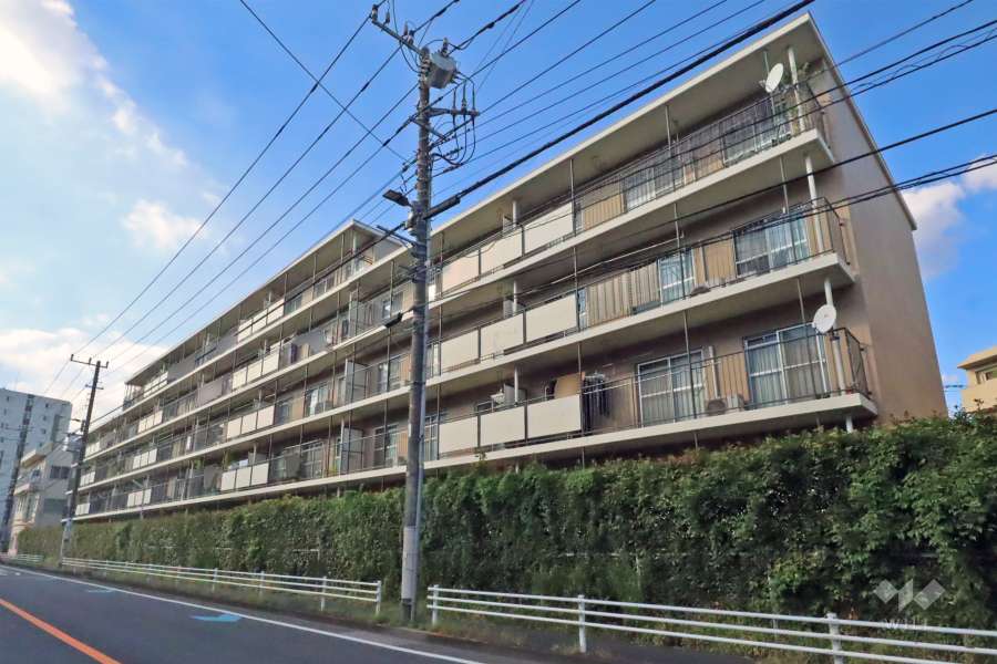 北加瀬芙蓉ハイツの外観（南東側から）