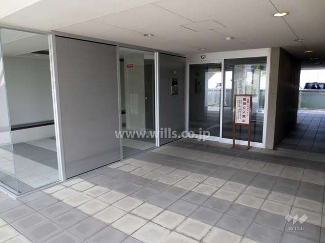 A棟のエントランス