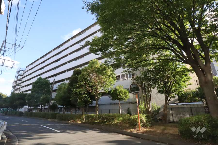 鹿島田セントラルマンションの外観(北側から)　