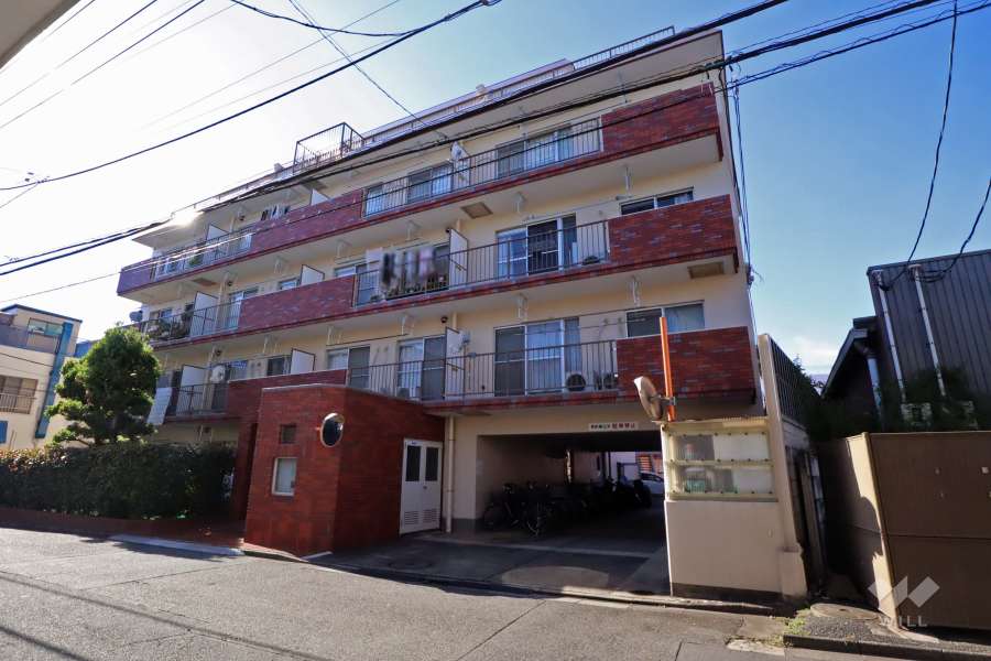 プライム鹿島田の外観(南東側から)