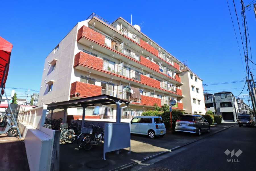 プライム鹿島田の外観(北西側から)