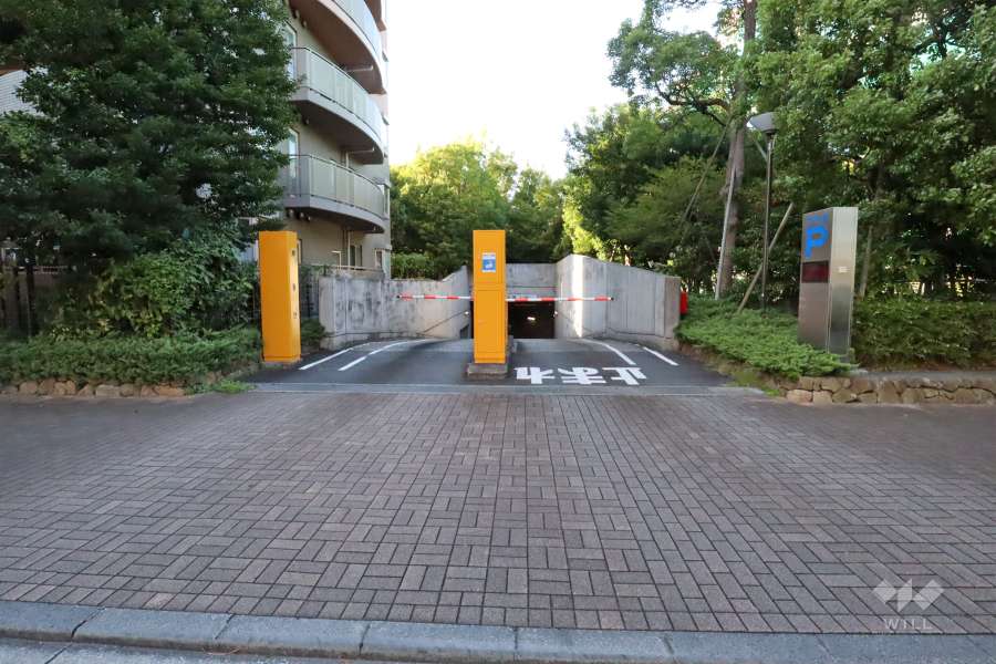 駐車場の出入り口