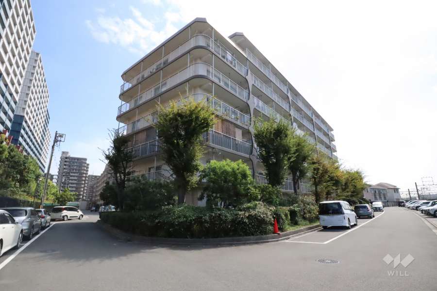 川崎セントラルコーポの外観(北西側から)　