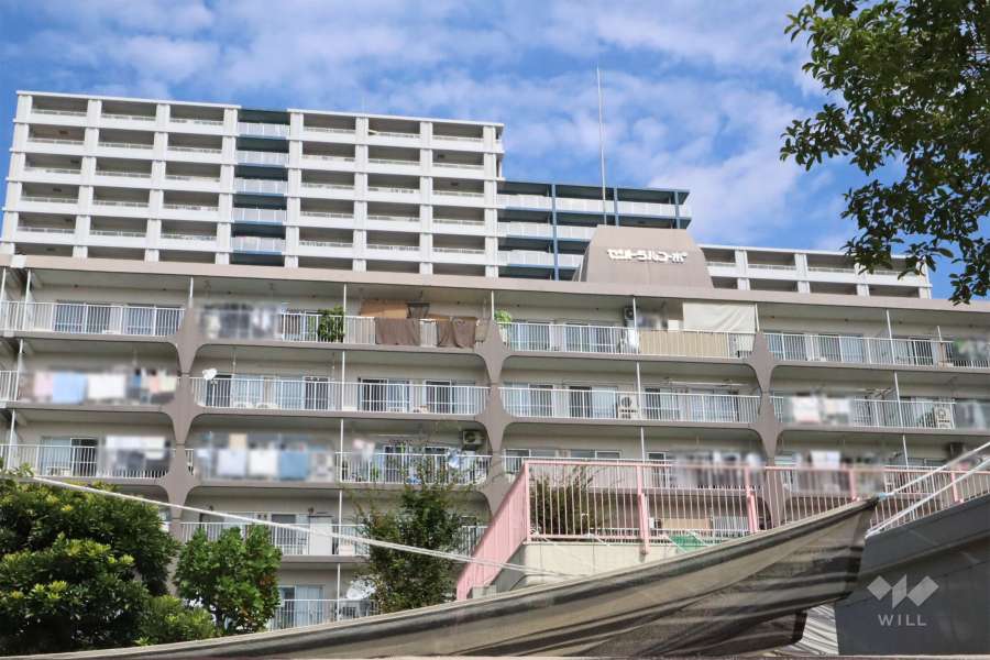 川崎セントラルコーポの外観(南側から)　