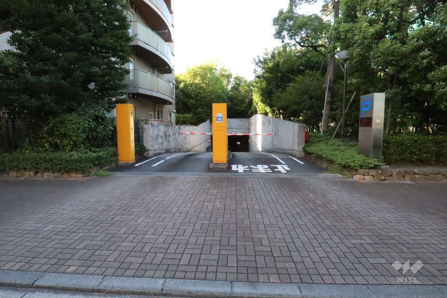 駐車場の出入り口