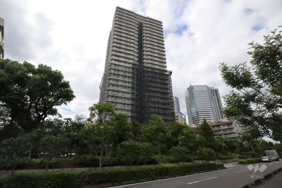 パークシティ新川崎東二番街G棟の外観(南東側から)
