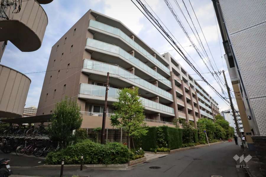 ザ・パークハウス新川崎の外観(南西側から)