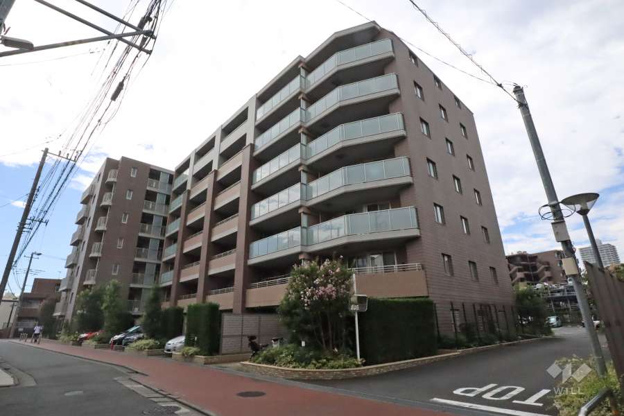 ザ・パークハウス新川崎の外観(北東側から)