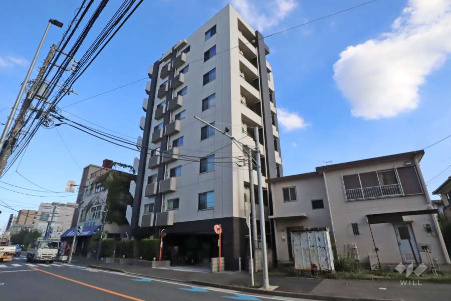 ソラシア新川崎の外観(北西側から)