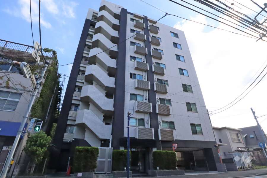 ソラシア新川崎の外観(北東側から)