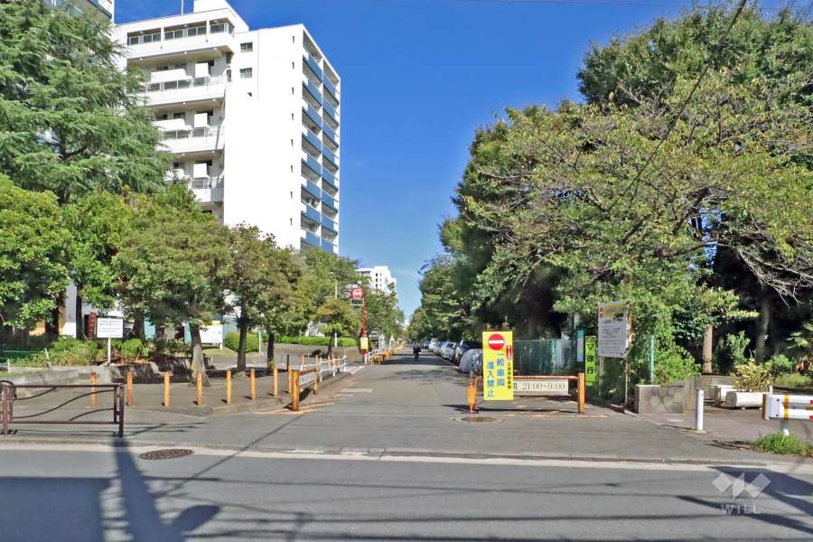 敷地の入り口