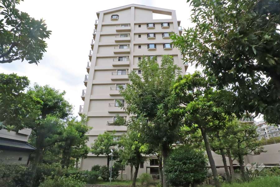 パークシティ新川崎東一番街J棟の外観（北東側から）