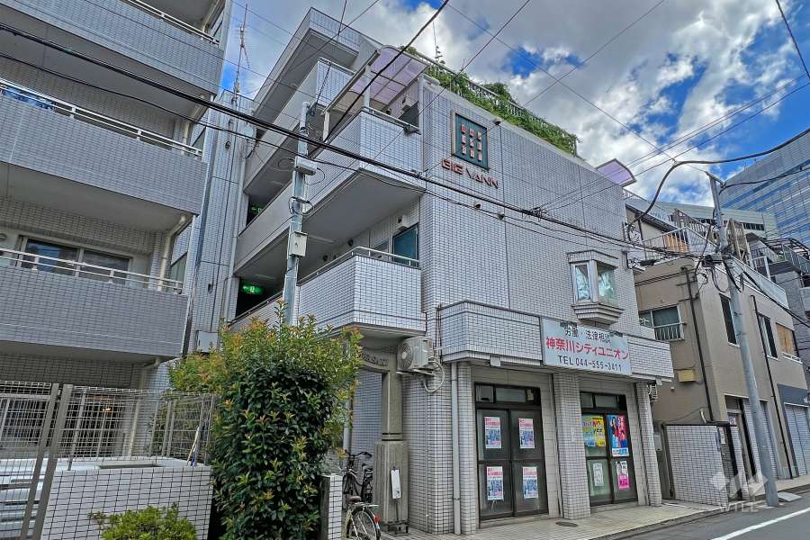 ビッグヴァン川崎ホームズの外観（南西側から）