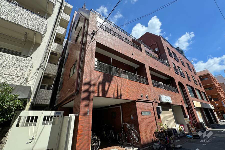 貴名ペガサスマンションの外観（南西側から）