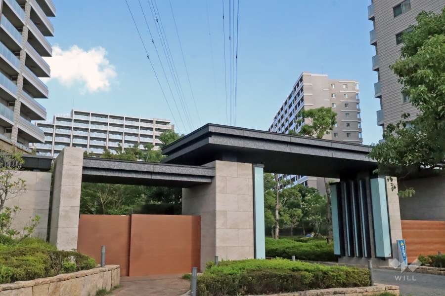 クレストプライムレジデンス アベニュー弐番街の外観（北西側から）