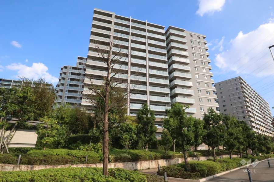 クレストプライムレジデンス-アベニュー参番街の外観(北西側から)